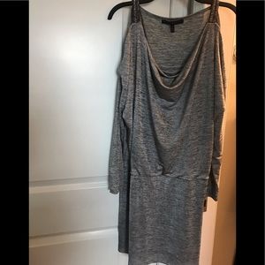 Grey Dress with beading